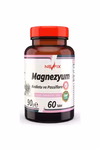 قرص منیزیم سیترات،مالات،بیس گلیسینات Nevfix - بسته 60 عددی