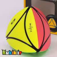 مسترمورفیکس اسکوب برگ افرا کای وای استیکرلس QiYi ivy mastermorphix cube Maple Leaf skewb