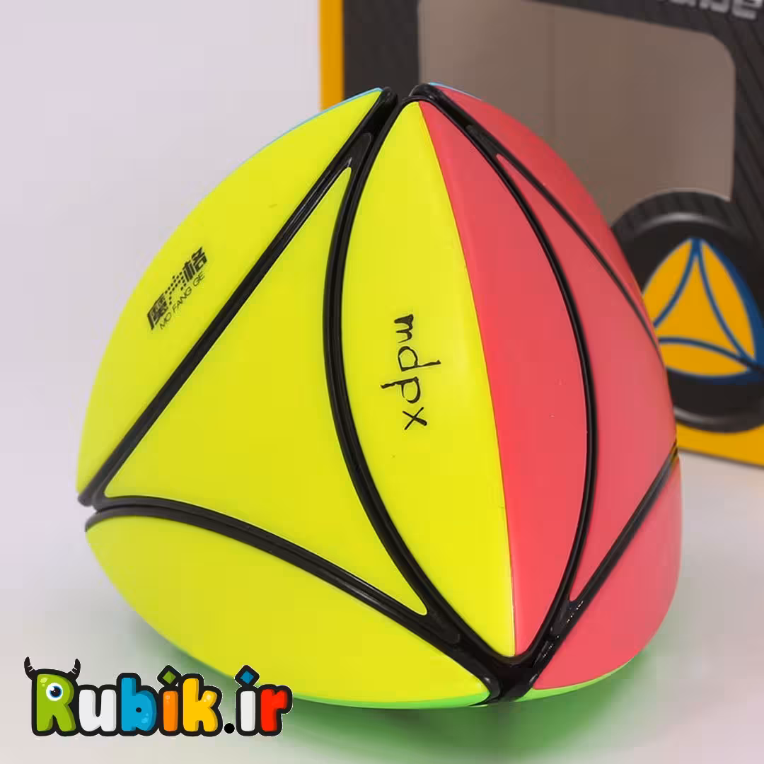 مسترمورفیکس اسکوب برگ افرا کای وای استیکرلس QiYi ivy mastermorphix cube Maple Leaf skewb