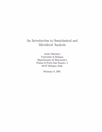 خرید و دانلود نسخه کامل کتاب An introduction to semiclassical and microlocal analysis