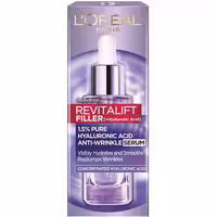 سرم ضد چروک و پر کننده لورال پاریس LOREAL PARIS مدل REVITALIFT FILLER حاوی هیالورونیک اسید حجم 30 میل