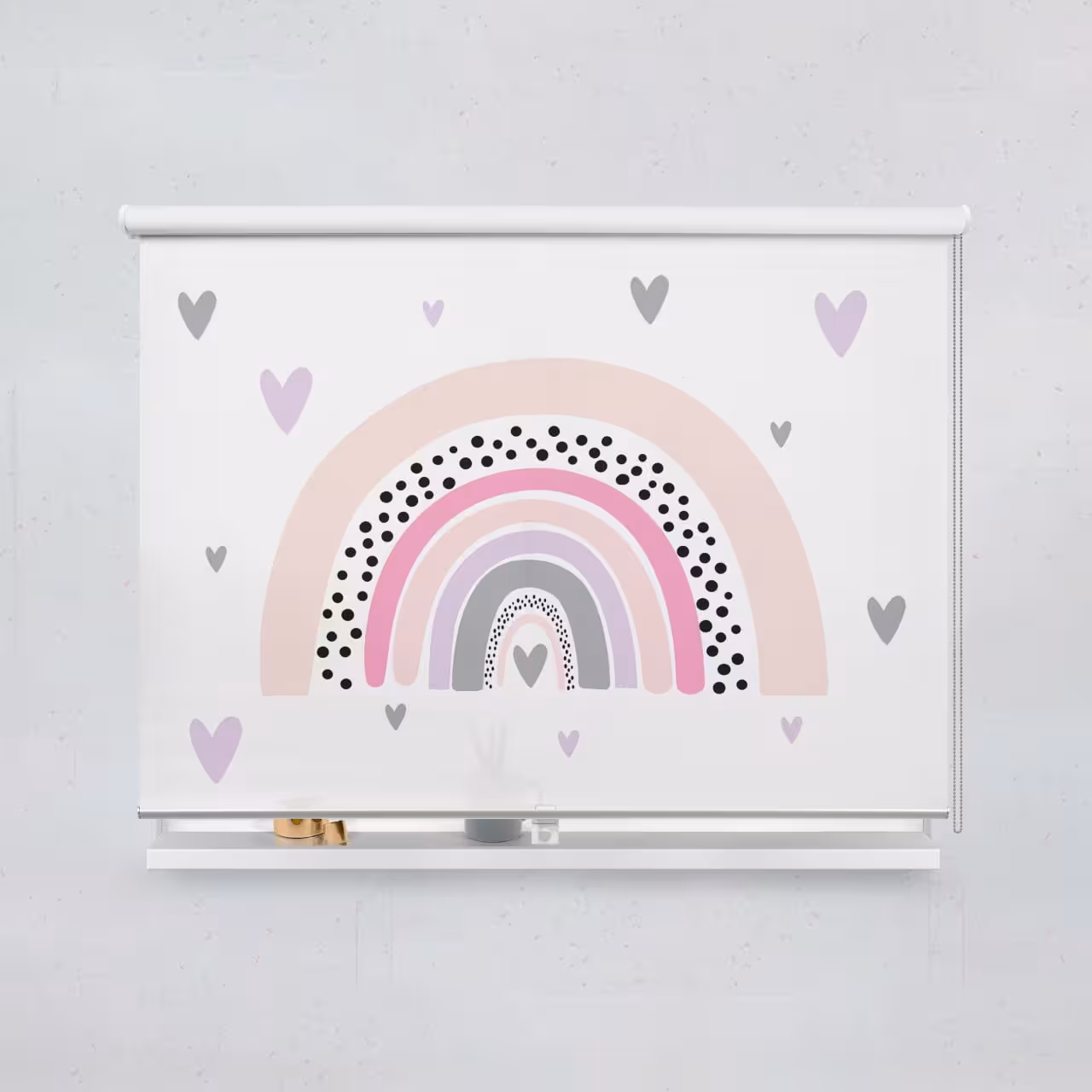 پرده شید بچگانه طرح رنگین کمان کد A2728