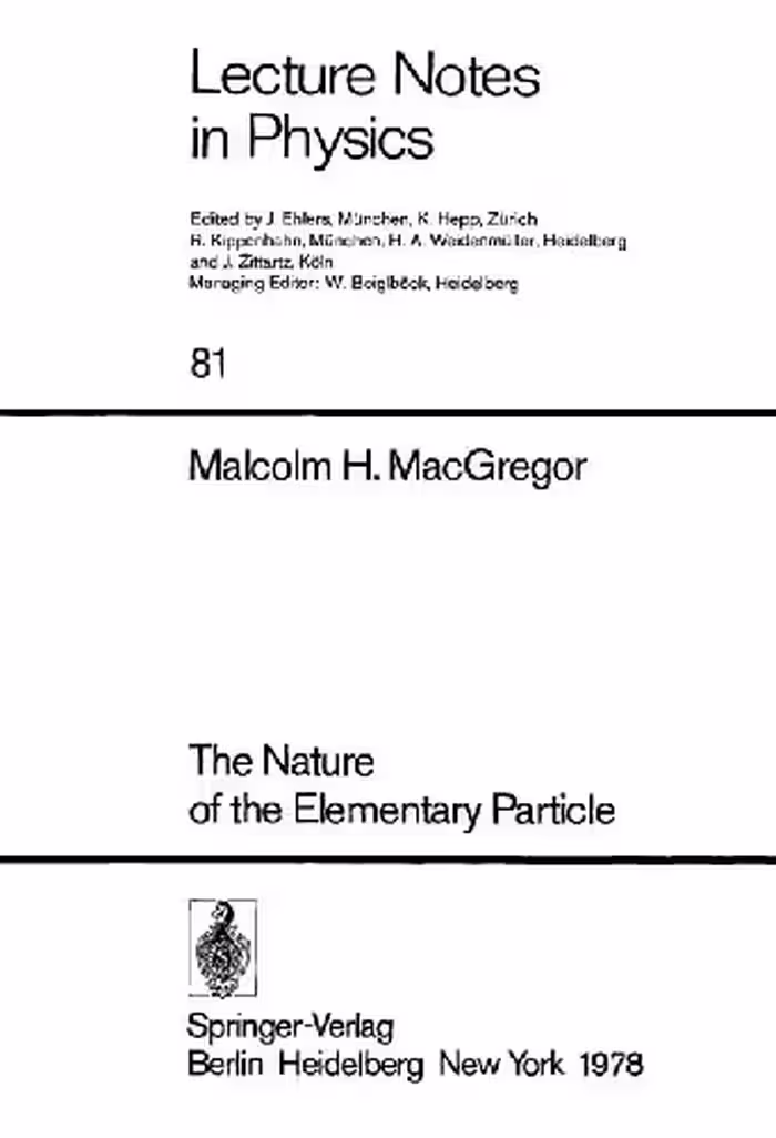 خرید و دانلود نسخه کامل کتاب The Nature of the Elementary Particle