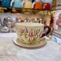 سوپ خوری گل برجسته با دیس وارداتی کد 4006