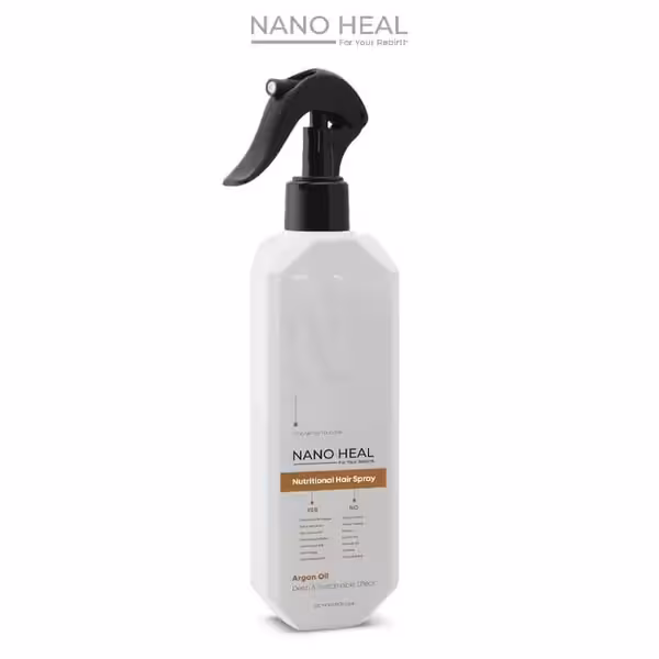 اسپری تقویت کننده و گره باز کن روغن آرگان مو نانوهیل 270 میلی لیتر Nano heal