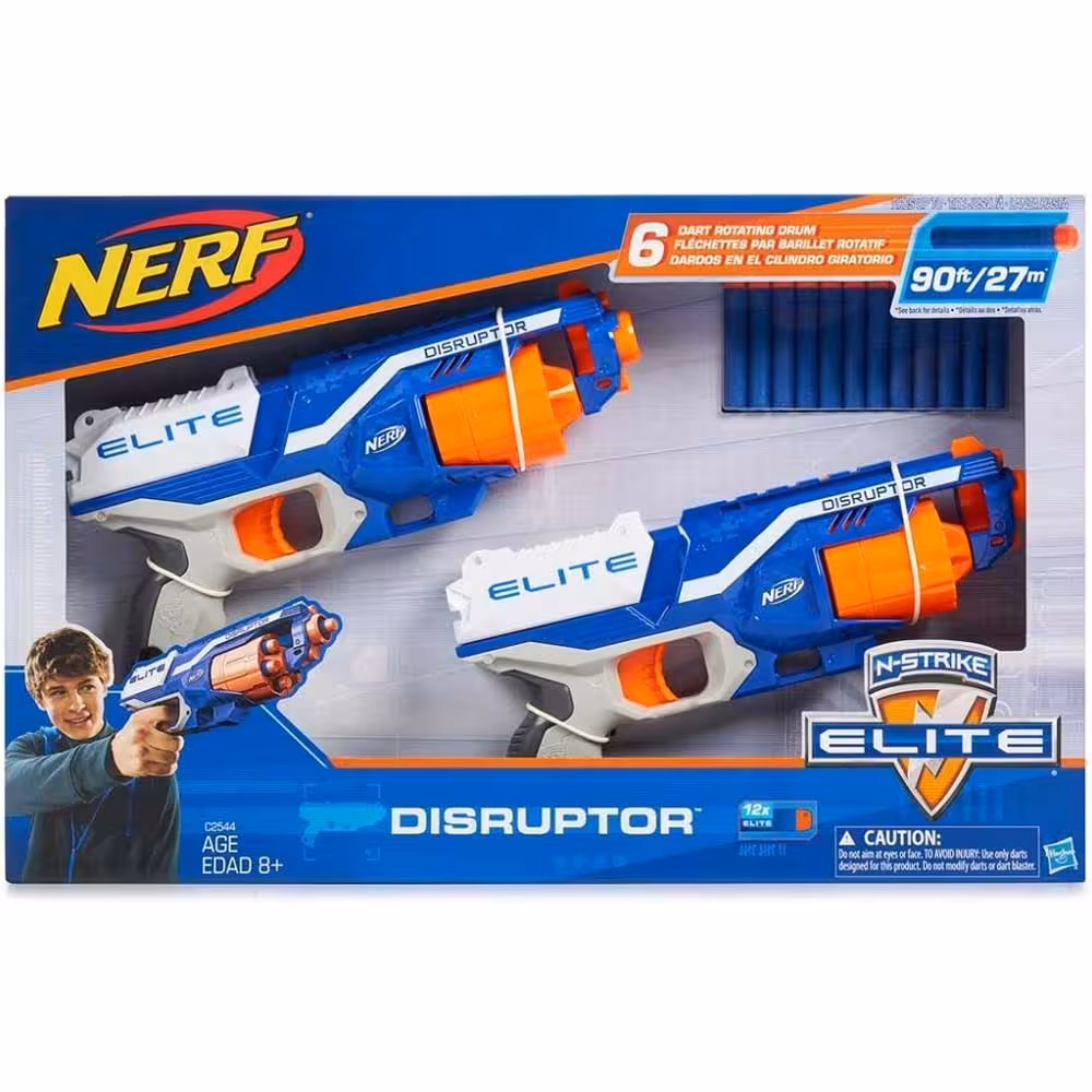 تفنگ نرف Nerf مدل Disruptor مجموعه 2 عددی