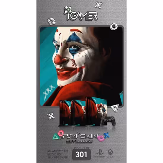 خرید اسکین برای ps4 proطرح JOKER