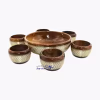 خاتم کاری ست اجیل خوری کدkg210