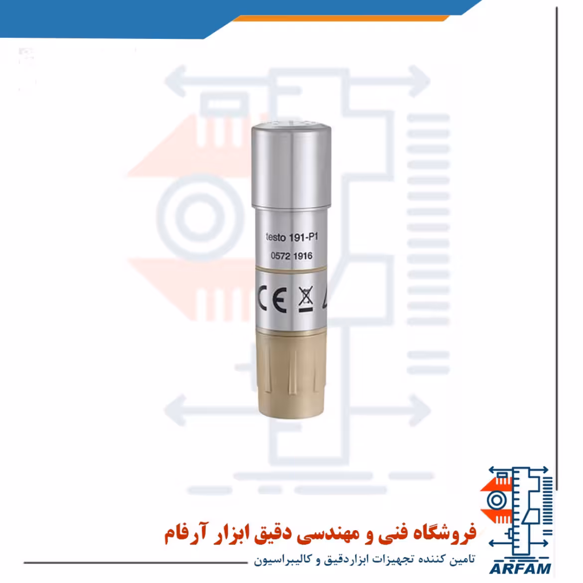 ترموگراف فشار صنایع رنج 1 میلی بار تا 4 بار تستو TESTO 191-P1