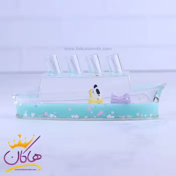 جاقلمی آکواریومی طرح کشتی سبزآبی | 7211/2