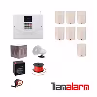 پکیج دزدگیر اماکن با سیم مدل مستر سیم کارتی و تلفنی M930PR7