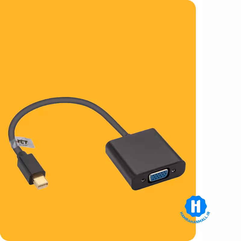 تبدیل Mini DisplayPort به VGA تی سی تراست مدل TC-MDP2V