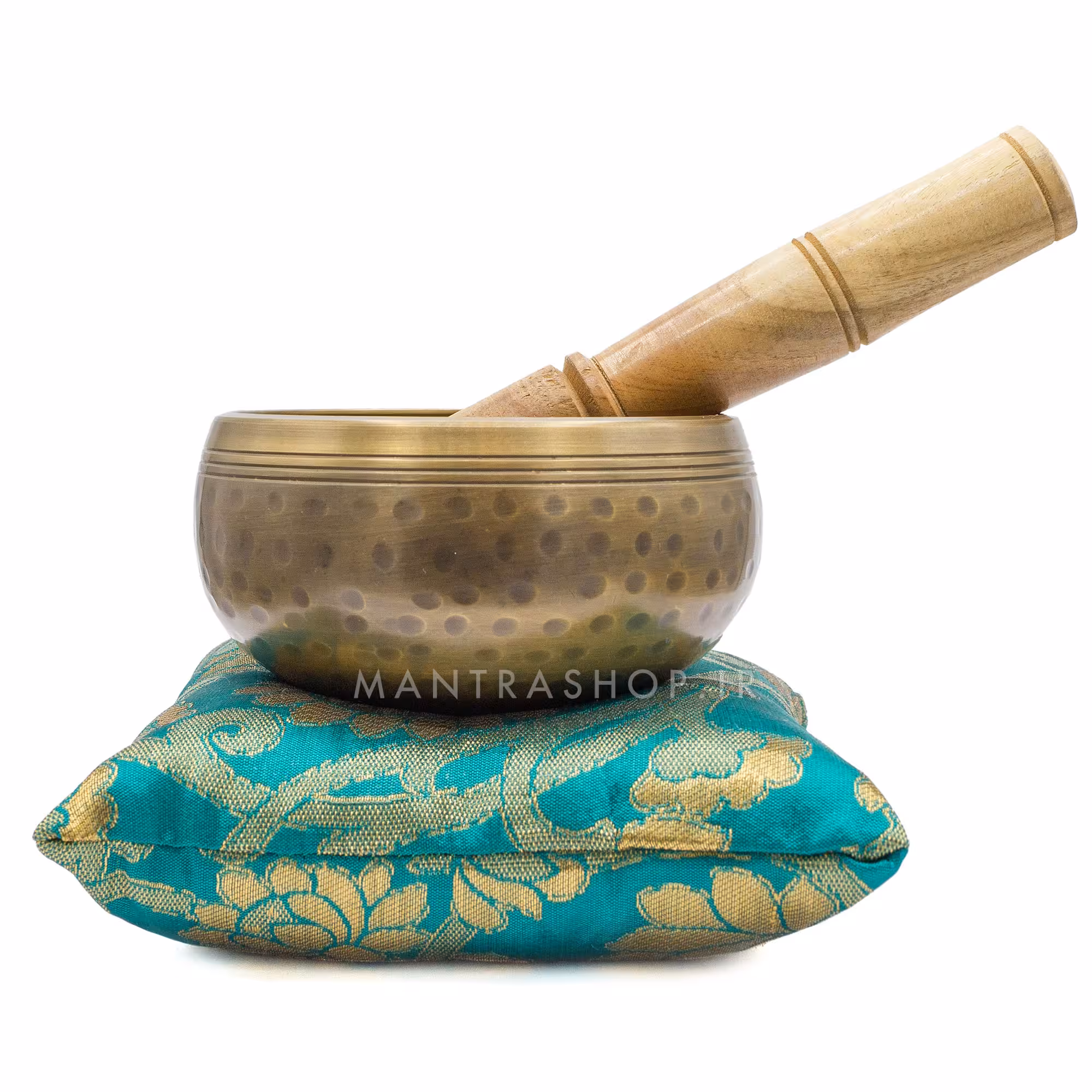 ست کاسه تبتی چکش کاری شده طرح آنتیک – قطر دهانه 10 سانتی متر