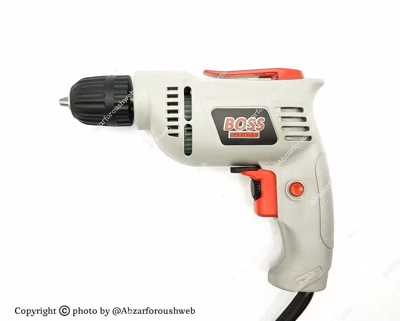 دریل 10 میلیمتر 850 وات اتوماتیک تمام مس باس مدل 8-124