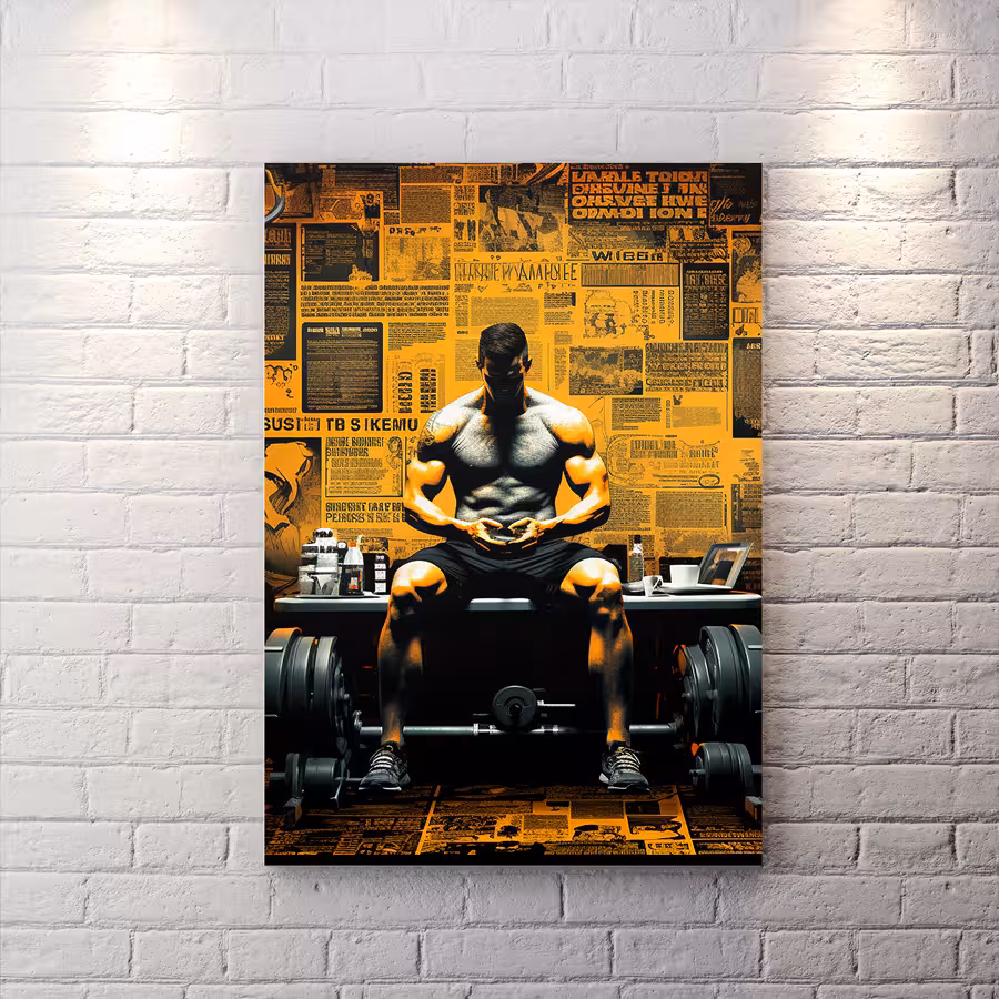 تخته شاسی سه بعدی برای باشگاه بدنسازی مردانه HQs-1446