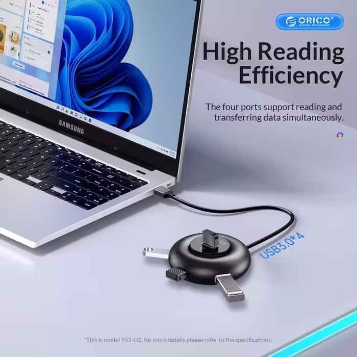 هاب 4 پورت USB-C اوریکو مدل YX1-C2-03