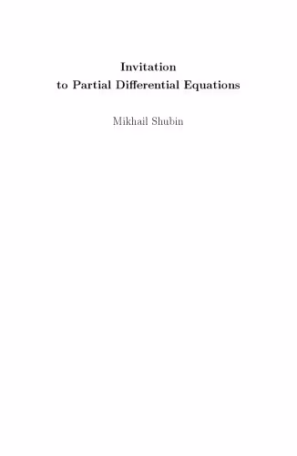 خرید و دانلود نسخه کامل کتاب Invitation to Partial Differential Equations