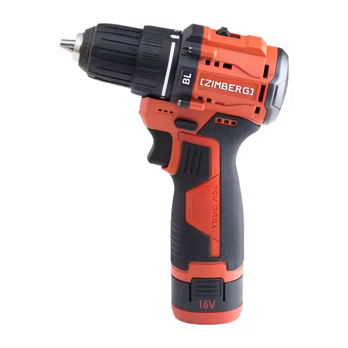 کیت دریل پیچ گوشتی 10 م م شارژی 16 ولت براشلس PZB - 3216