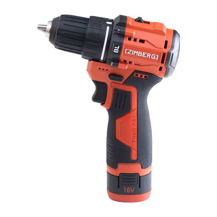 کیت دریل پیچ گوشتی 10 م م شارژی 16 ولت براشلس PZB - 3216