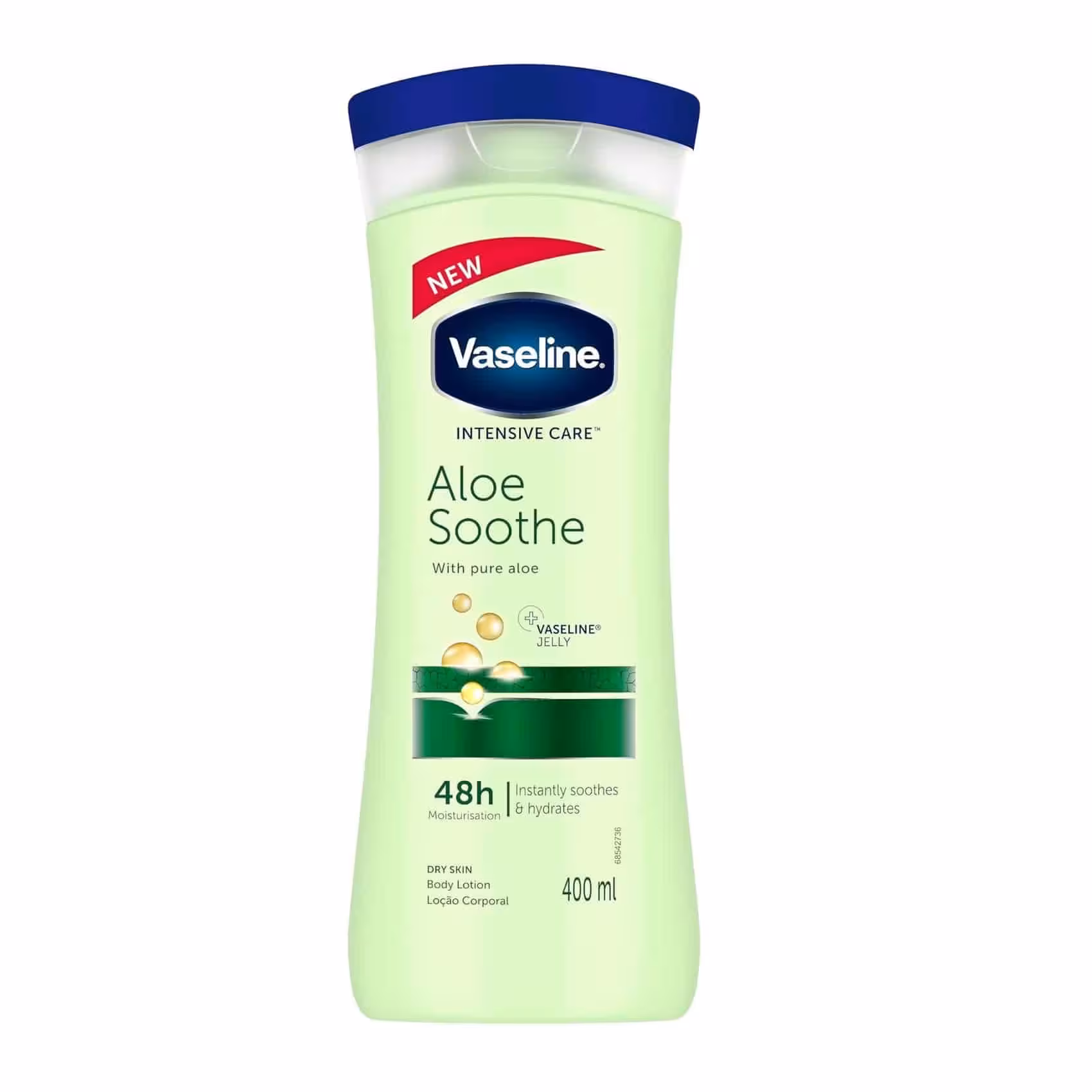 لوسیون بدن وازلین مدل Aloe Soothe
