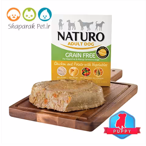 کنسرو سگ 400 گرمی مرغ و سبزیجات