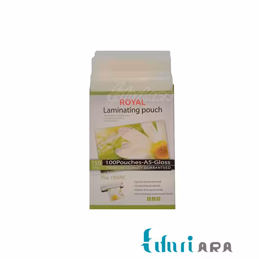 طلق پرس رویال 150 میکرون سایز A5 بسته 100 عددی