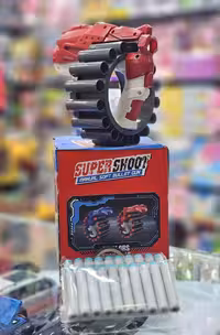 تفنگ رگباری تیر ژله ای اسباب بازی ویژه دی تودی موزیکال باتری خور.