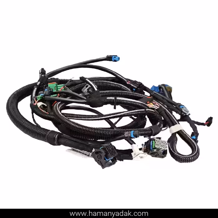 دسته سیم موتور پژو 206 تیپ 5 بوش ECU 7.4.4 (کد 9652029480) برند دناکو