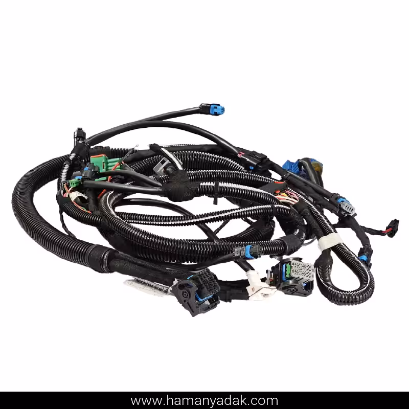 دسته سیم موتور پژو 206 تیپ 5 بوش ECU 7.4.4 (کد 9652029480) برند دناکو