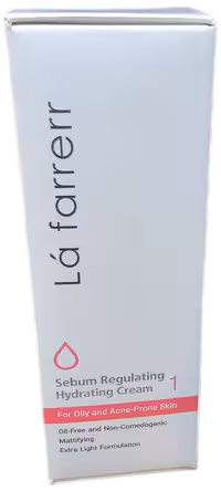 کرم کنترل کننده چربی و آبرسان لافارر، SEBUM REGULATING HYDRATING¹ CREAM 75 ML