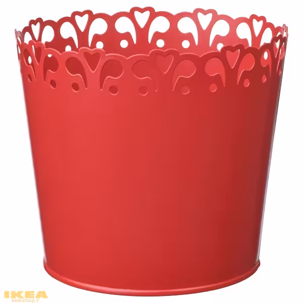گلدان قرمز مدل VINTERFINT | برند ایکیا | ارسال 15 الی 20 روز کاری