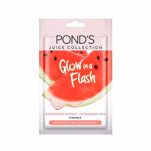 ماسک صورت هندوانه پوندز PONDS ورقه ای Glow in Flash