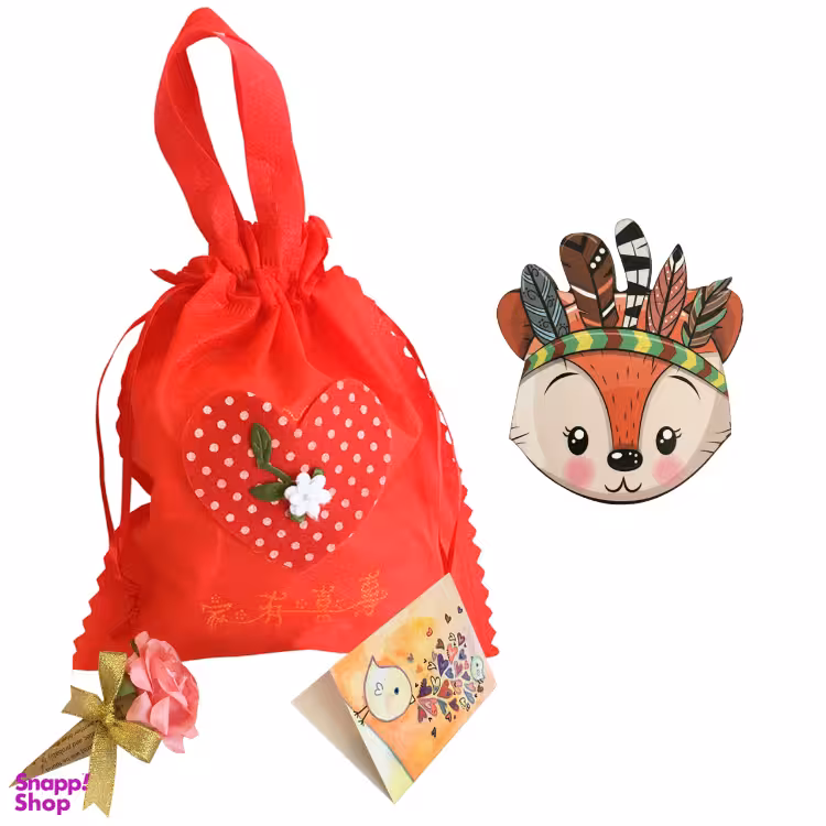 پک هدیه آینه جیبی مدل راکون مجموعه 4 عددی