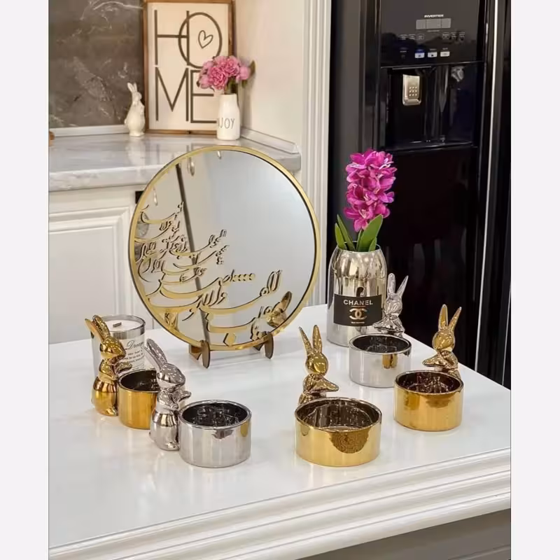 آینه تک مقلب القلوب در دو سایز مناسب هفت سین آینه تک هفت سین آینه سال نو مبارک آینه مقلب القلوب