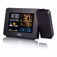 ایستگاه هواشناسی بی‌سیم ساعت زنگ دار FanJu FJ3391