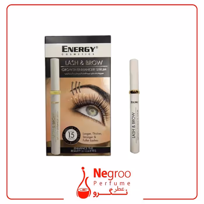 سرم تقویت مژه و ابرو انرژی Energy حجم 8 میلی لیتر