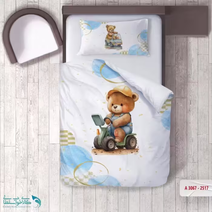 روتختی طرح تدی دوچرخه سوار سایز یکنفره کد A3067