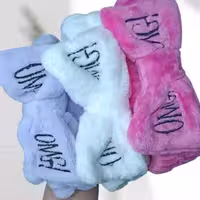 هدبند حوله‌ای آرایشی نرم و کشی