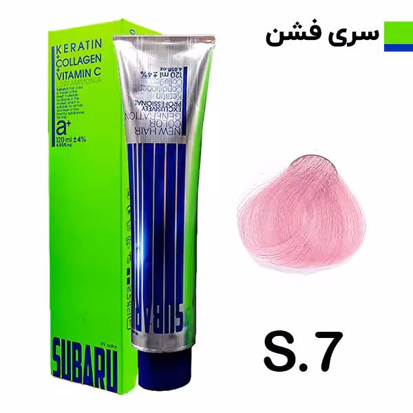 رنگ مو صورتی پاستیلی سوبارو شماره S:7