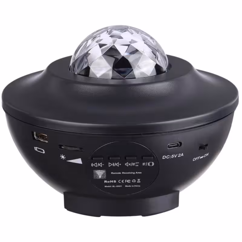 چراغ رقص نور کهکشانی اسپیکر دار بلوتوثی BL-XK01