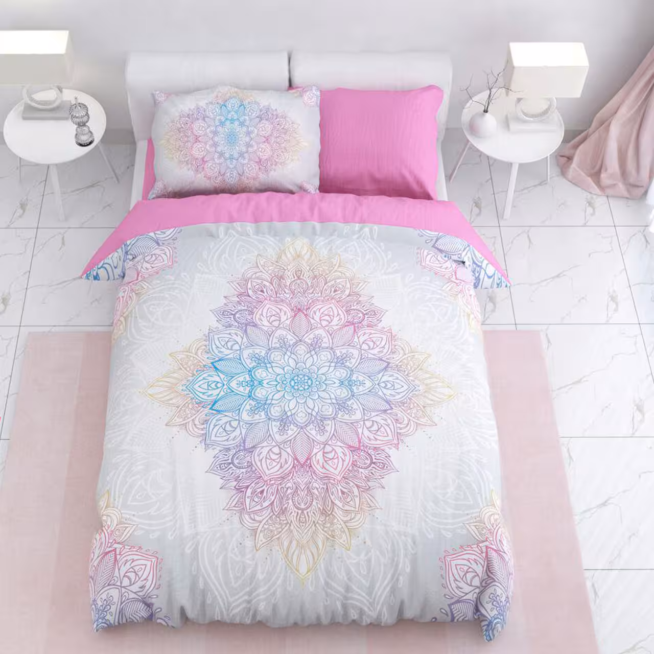 سرویس لحاف روتختی ترکسان یک نفره 4 تیکه کد D87