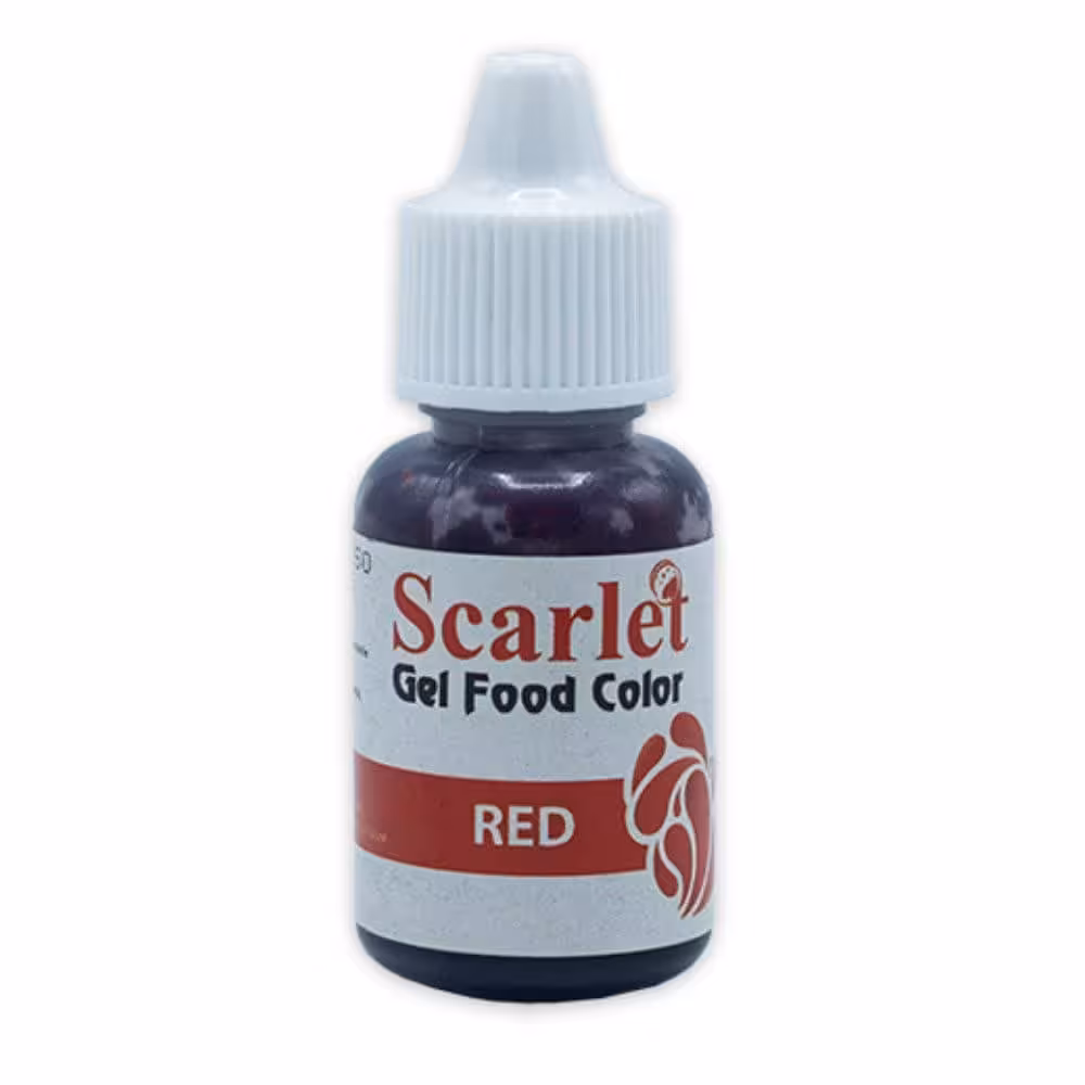 رنگ ژله ای 25 گرمی قرمز اسکارلت