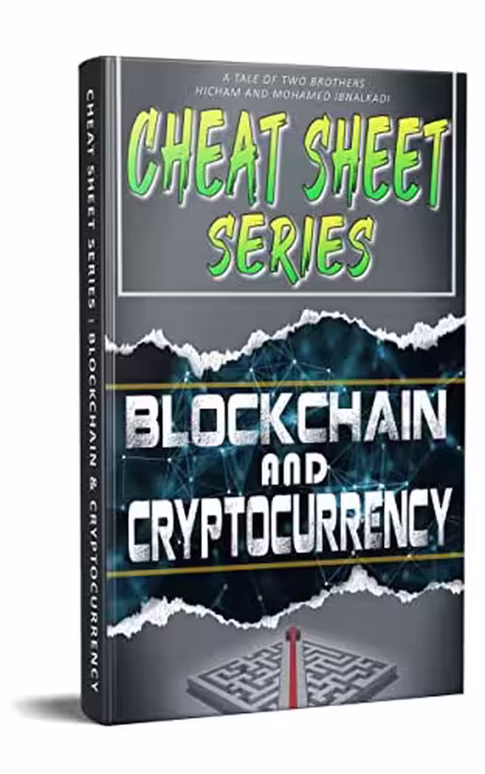 خرید و دانلود نسخه کامل کتاب BLOCKCHAIN AND CRYPTOCURRENCY (CHEAT SHEET 101 Book 10) [2021] -   pdf