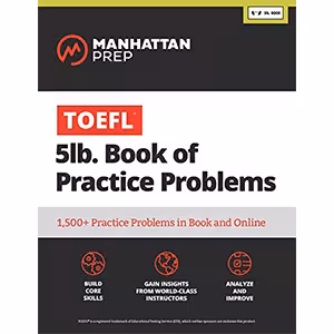 کتاب TOEFL 5lb Book of Practice Problems