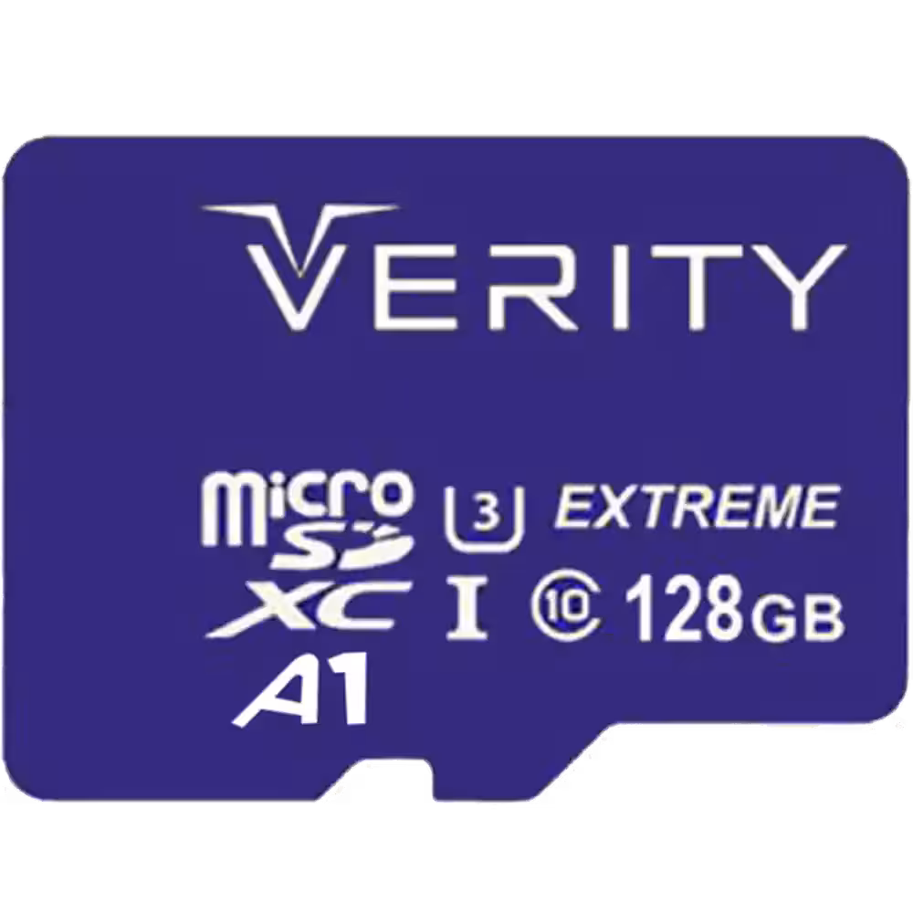 کارت حافظه microSD وریتی مدل U3 سرعت 80MBps ظرفیت 128 گیگابایت به همراه آداپتور SD