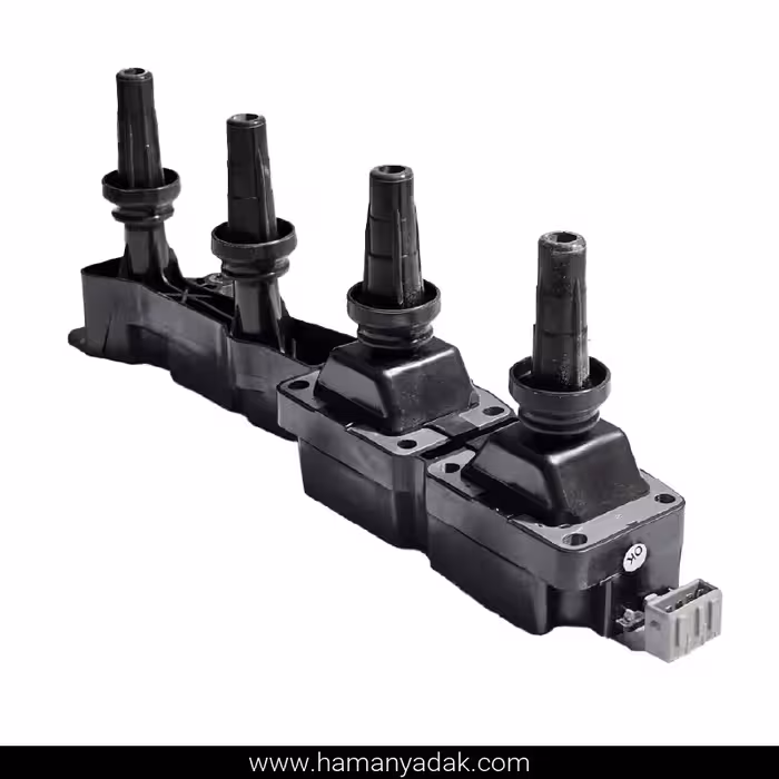 کویل پژو 206 تیپ 5 سوکت طوسی برند هیرکان