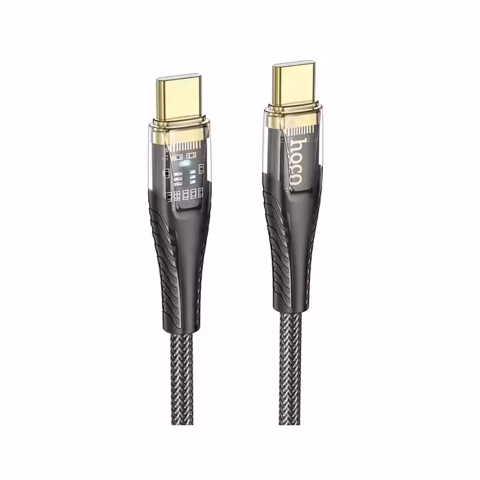 کابل تبدیل Type-C به Type-C هوکو مدل U121 60W طول 1.2 متر