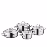 سرویس قابلمه استیل 8 پارچه برند کرکماز اصل ترکیه مدل Alba A2795