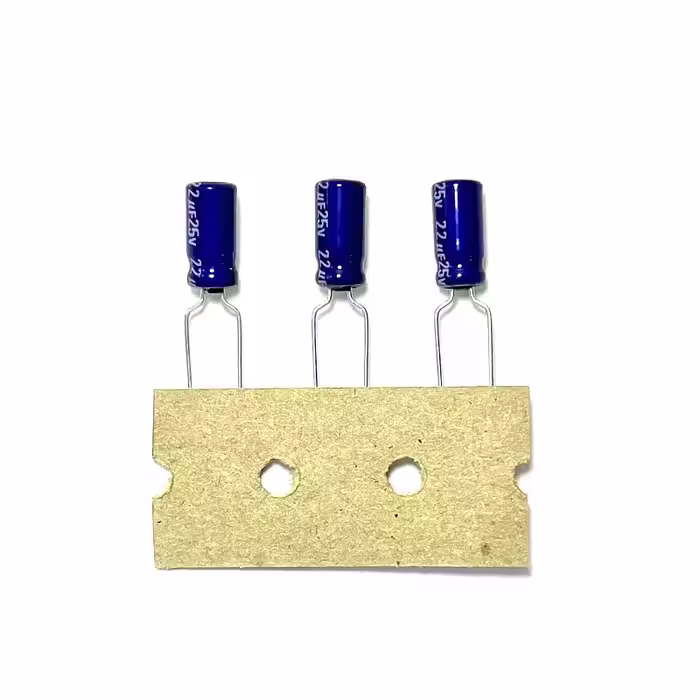 خازن 22 میکروفاراد 25 ولت ژاپنی Panasonic