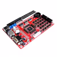 برد آموزشی AVR با تراشه ATMEGA128A همراه با پروگرامر